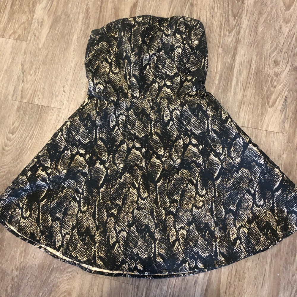 Snake skin express dress